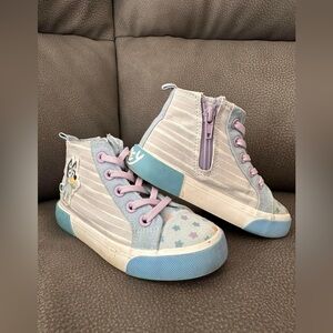 Toddler Bluey high top sneakers